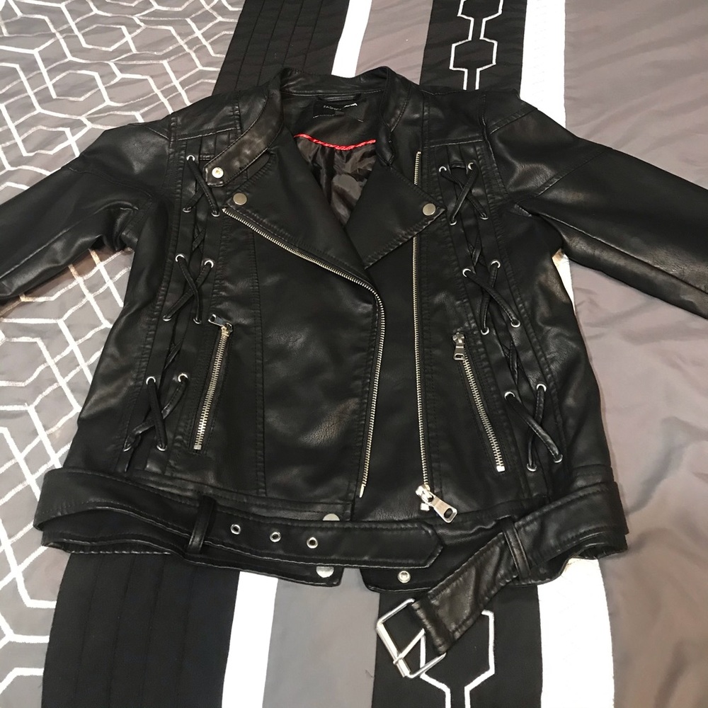Leather jacket